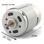 มอเตอร์ Motor 380 3-6V 11500 RPM